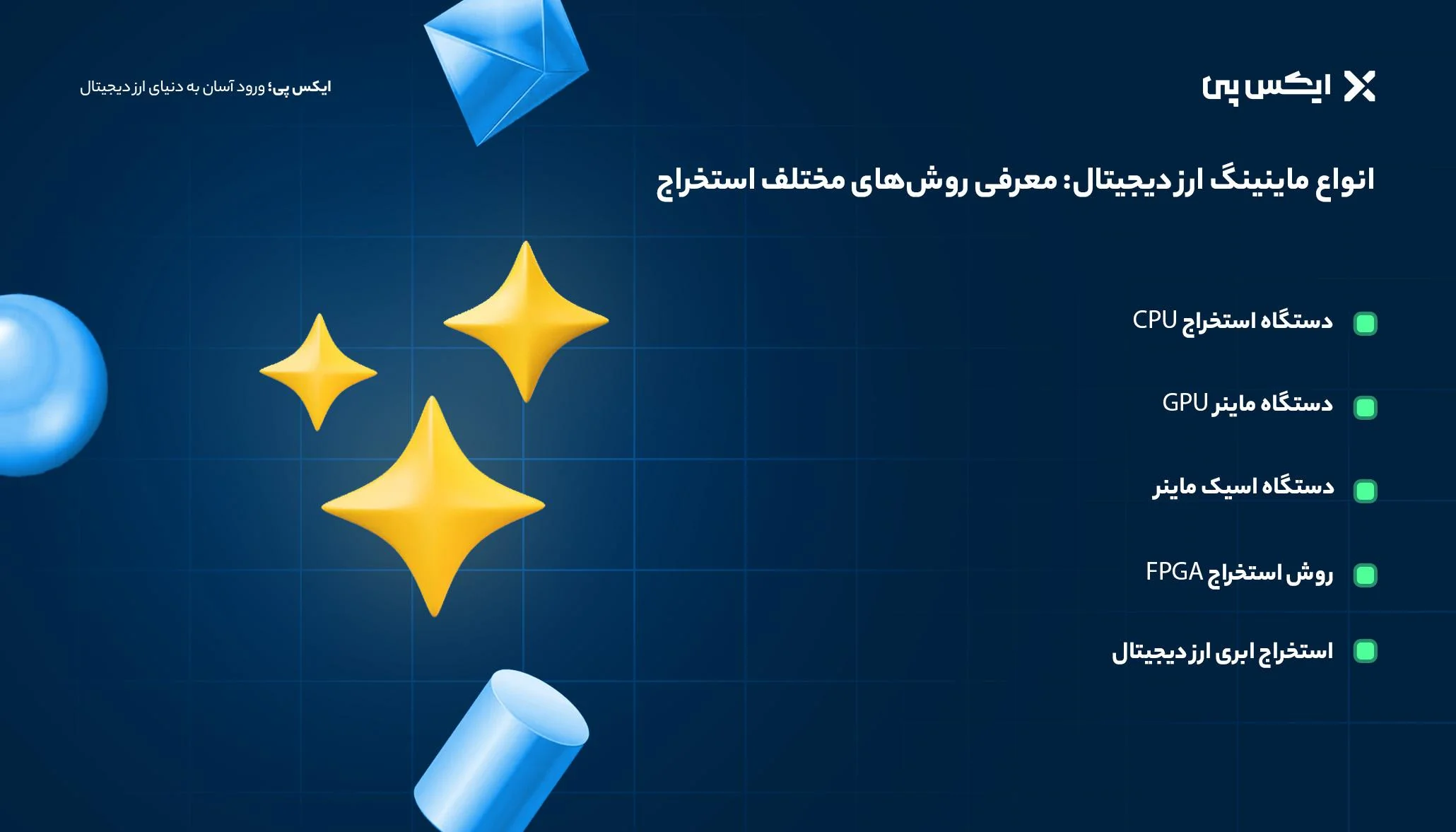 ماینر چیست؟ همه چیز درباره ماینینگ ارز دیجیتال انواع ماینینگ ارز دیجیتال معرفی روشهای مختلف استخراج
