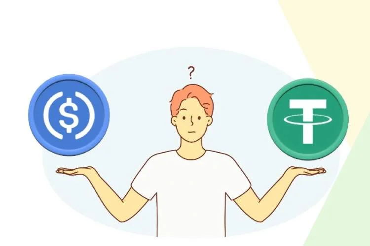 تفاوت تتر (USDT) و یو اس دی کوین (USDC)؛ دو استیبل کوین برتر بازار تتر USDT و USDC چه شباهتی با هم دارند؟