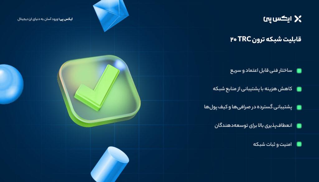 قابلیت شبکه ترون TRC20