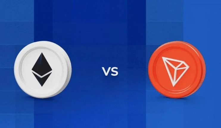 مقایسه ترون با اتریوم: فرق شبکه TRC20 و ERC20 چیست؟ مقایسه شبکه Ethereum و Tron