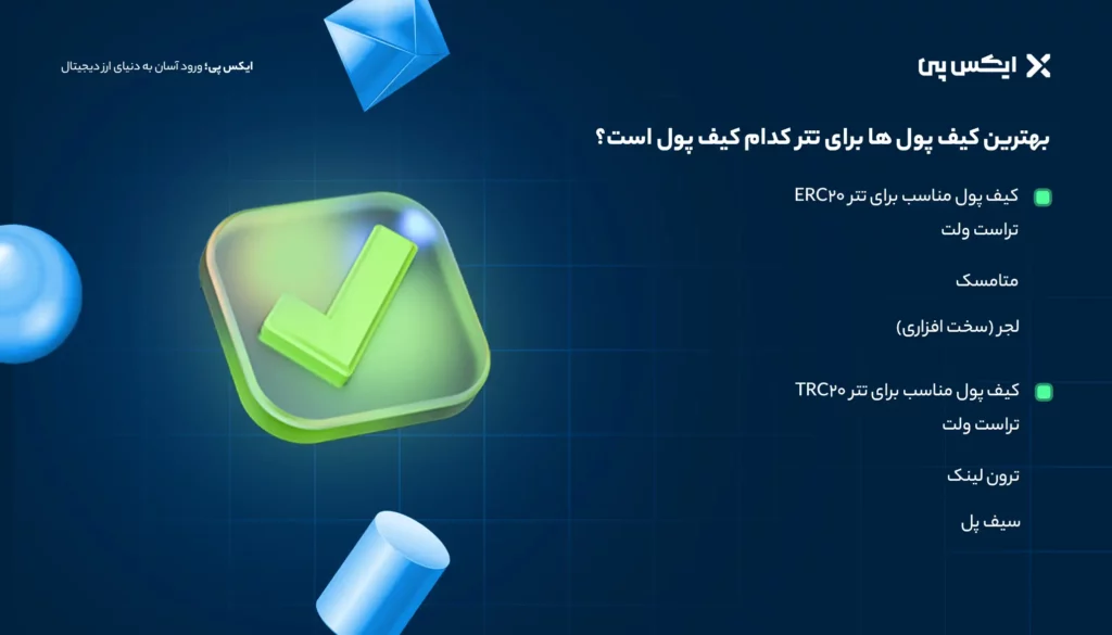 بهترین کیف پول ها برای تتر کدام کیف پول است؟