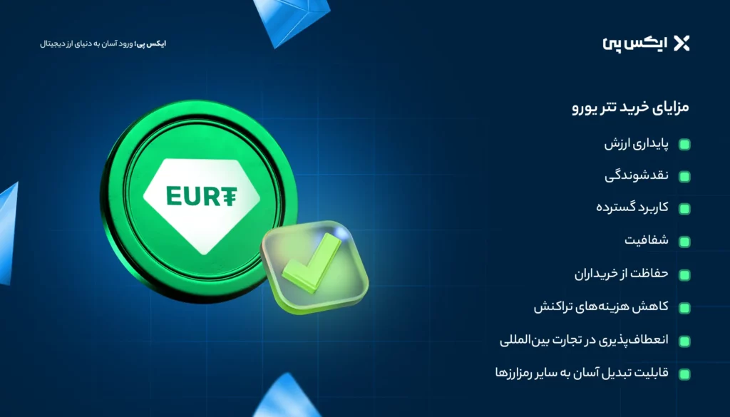 مزایای خرید تتر یورو