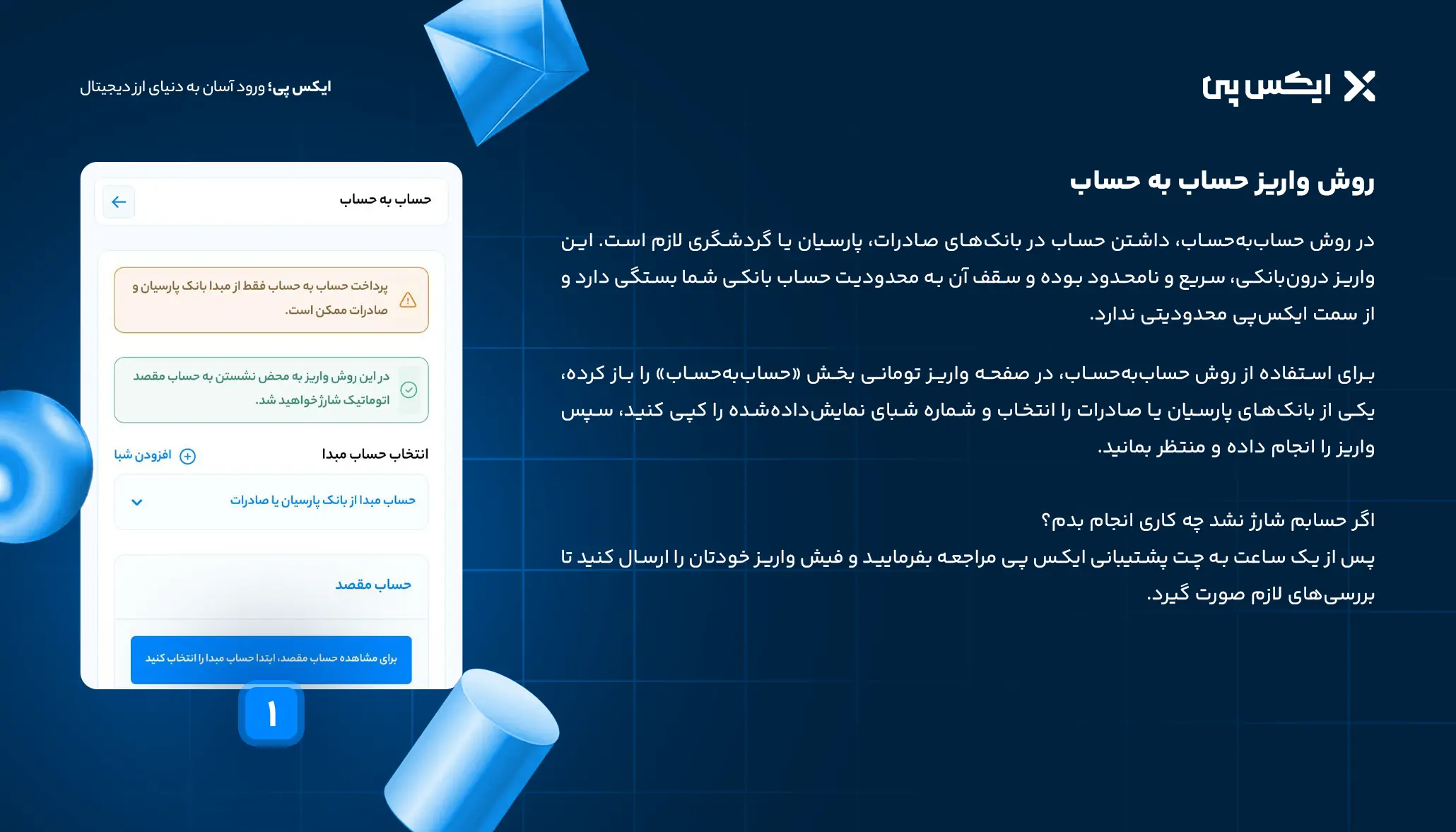 روش واریز حساب به حساب روش واریز حساب به حساب