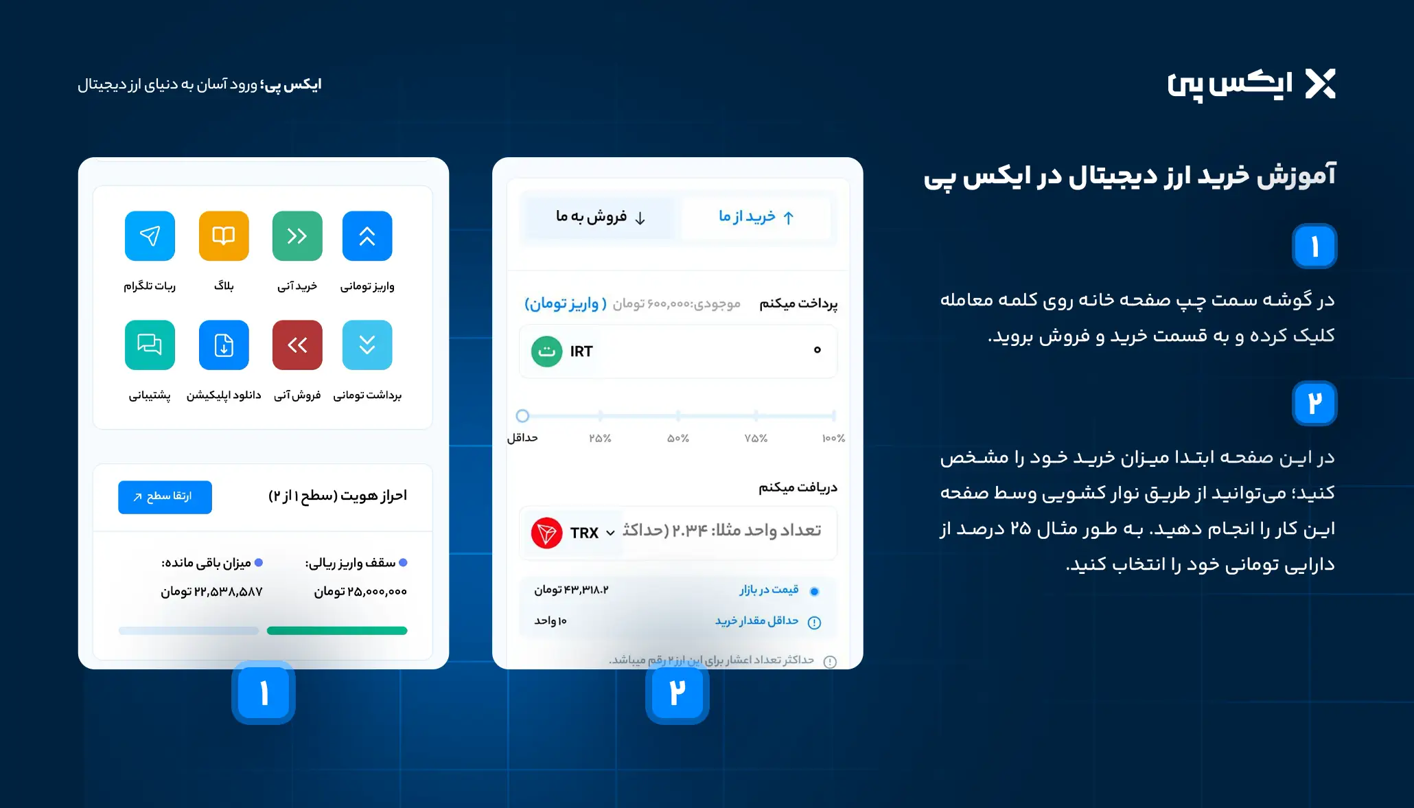 آموزش خرید ارز دیجیتال در ایکس پی آموزش خرید ارز دیجیتال در ایکس پی