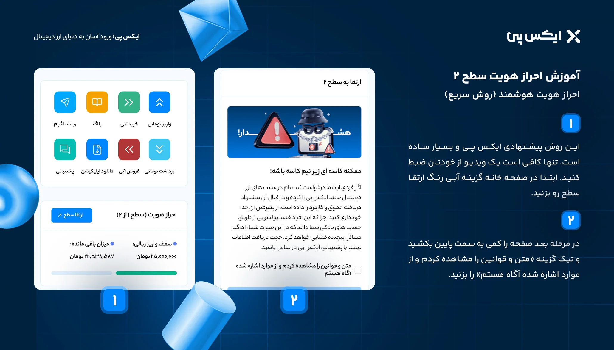 آموزش احراز هویت سطح 2 احراز هویت در ایکس پی